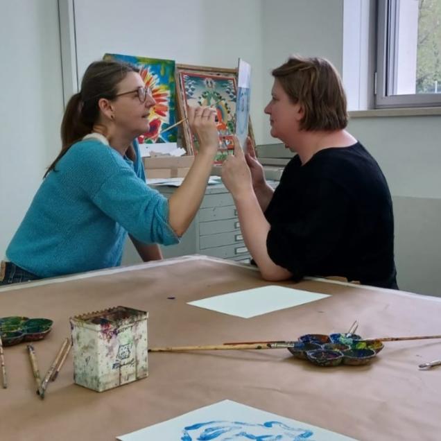 Elisabeth & Barbara im Kunstmuseum